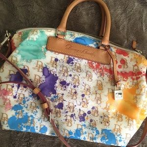 Dooney & Bourke 1975 Signature Splash Satchel